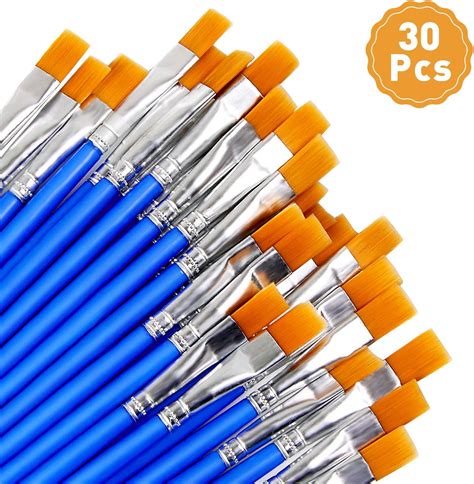 BOSOBO Paint Brush Sets, 10 Pack 100 Pcs Pointed-Round Tip Paintbrushes Nylon Hair Artist Acrylic Paint Brushes for Acrylic Watercolor Oil, Face Art, Model, Miniature Detailing & Rock Painting, Blue 4.7 out of 5 stars 51,051